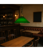 232mm Green Coolie Light Shade with 28mm Fitter Hole