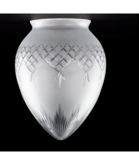 Pinestar Acorn Shade Small Etched with 80mm Fitter Neck