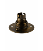 BC Bulb Holder with Ceiling Plate in Various Finishes BC Bulb Holder with Ceiling Plate in Various Finishes