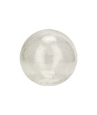 100mm Art Deco Crackle Glass Globe Shade with 40-42mm Fitter Hole (Clear or Frosted)