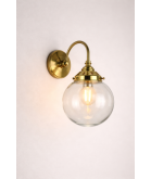 125mm Clear Glass Globe Shade with 55mm Fitter Neck (Clear or Frosted)