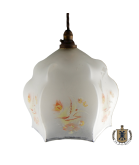 Frosted Opaque Vintage Shade (Shade only or Pendant)