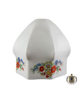 White Flower Patterned Shade (Shade only or Pendant)