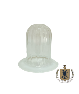 Ribbed Opalescent Tulip Light Shade with 30mm Fitter Hole