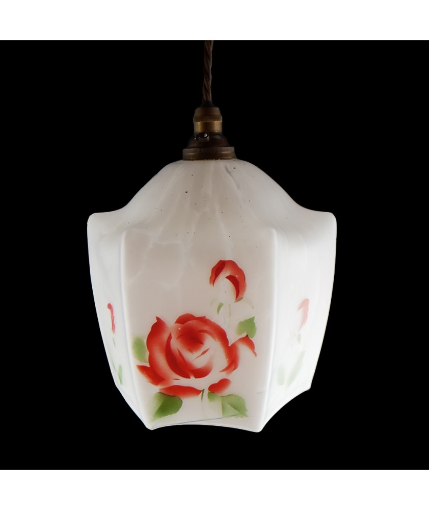 Vintage Rose Shade (Shade only or Pendant)