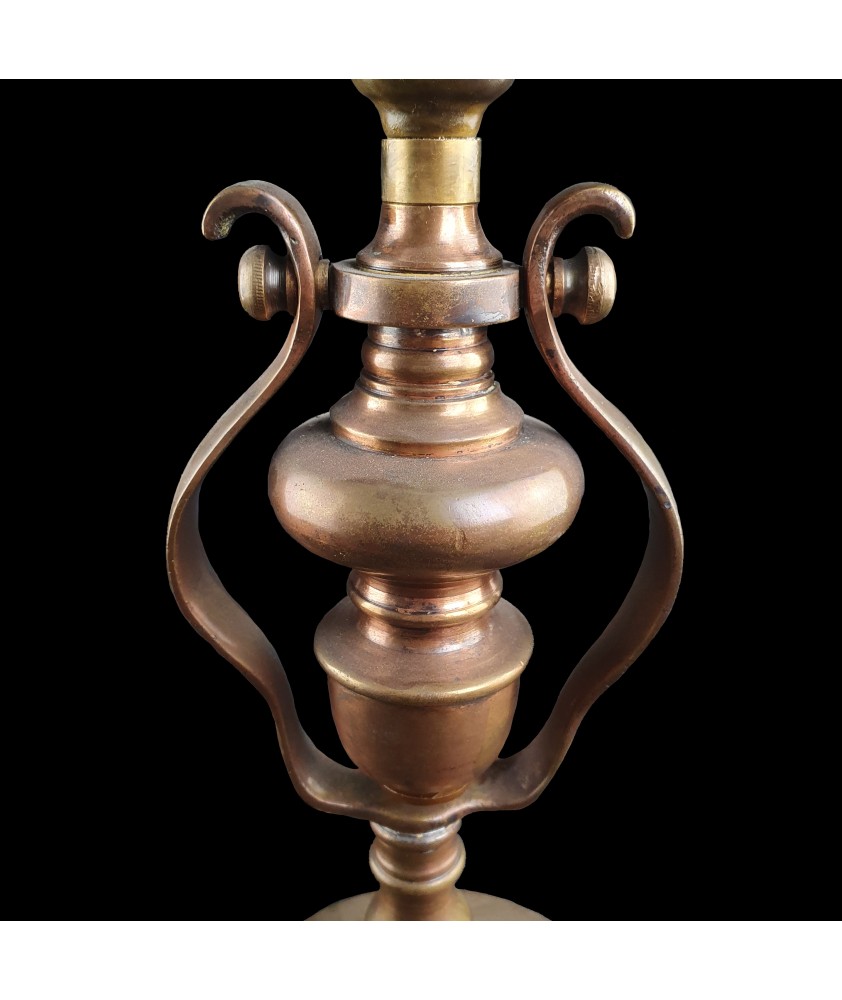 20th Century Brass Gimbal Lamp