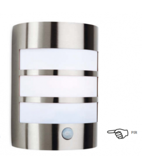 Stainless Steel Outdoor Wall Light with PIR