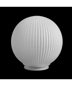 200mm Etched Reeded Prism Globe with 100mm Fitter Neck