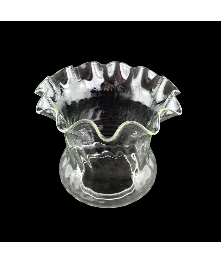 Superior Clear Oil Lamp Shade with 100mm Base