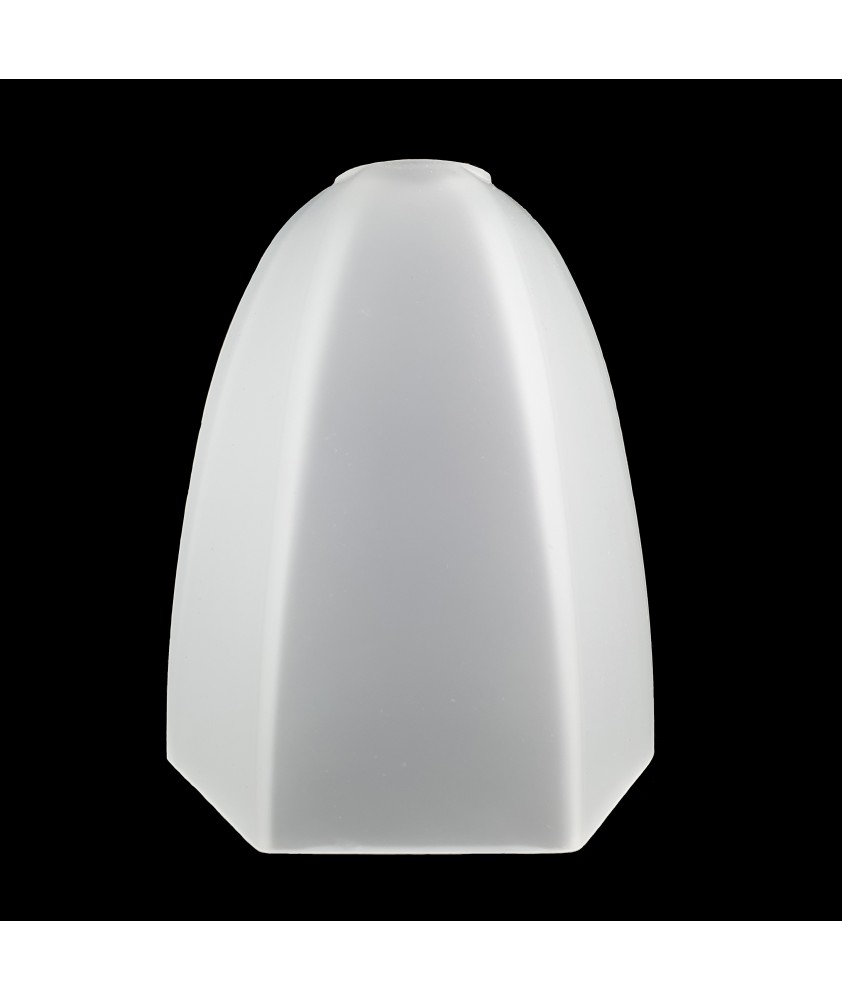 Hexagonal Frosted or Opal Tulip Light Shade with 30mm Fitter Hole