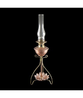 W.A.S. Benson Copper Oil Lamp