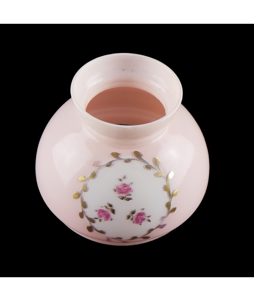 Small Pink Oil Lamp Vesta with 125mm Base