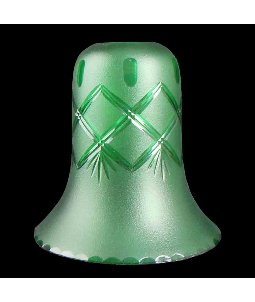 Green Patterned Tulip Light Shade with 32mm Fitter Hole