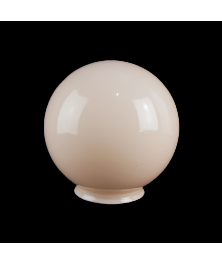 150mm Pink Globe Liight Shade with 100mm Fitter Neck