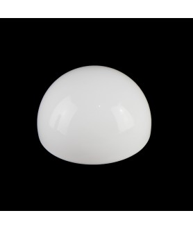 A 100mm White Half Globe Shade with 75mm Screw Neck