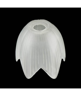 Frosted Frilled Tulip Light Shade with 30mm Fitter Hole