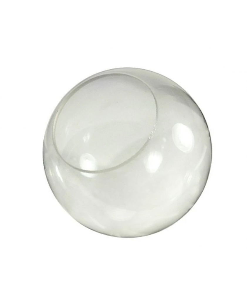 Clear Acrylic Globes with Fitter Hole Various Sizes