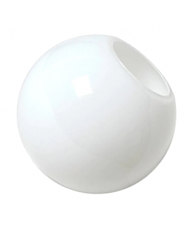 Opal Polycarbonate Globes with Fitter Hole Various Sizes