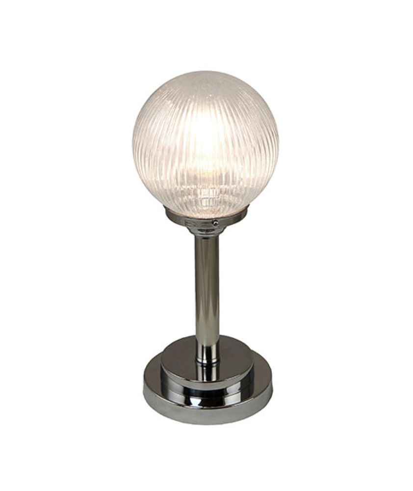 Prismatic Globe Table Lamp