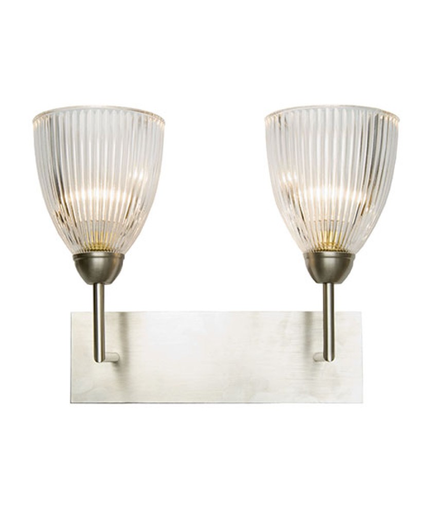 Double Elongated Dome Wall Light