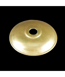 Brass rolled Edge Sconce 60mm Diameter