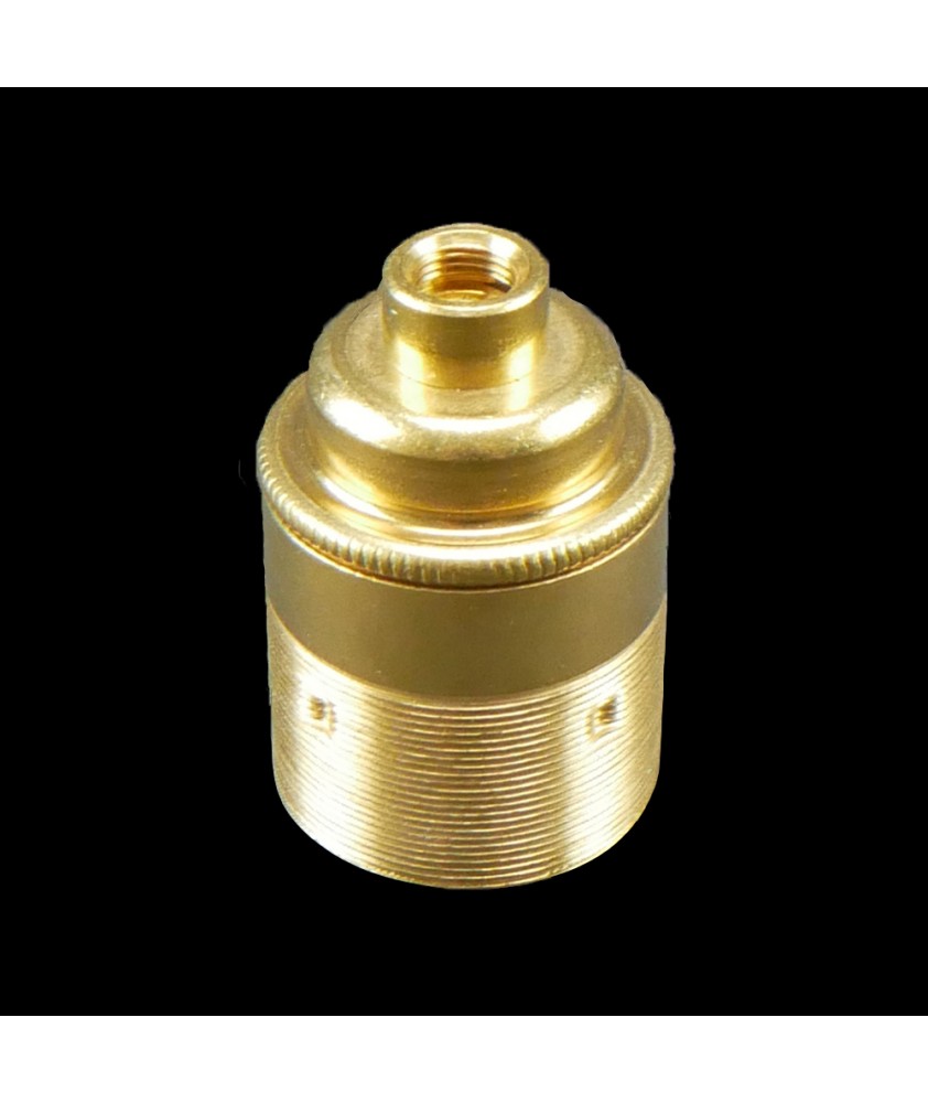 E27 Bulb Holder with 10mm Hole in Various Finishes 
