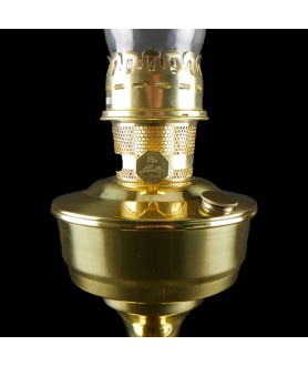 Aladdin Oil Lamp in Chrome or Brass (With Shade)
