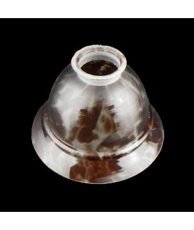 Tortoise Shell Tulip Light Shade With 57mm Fitter Neck
