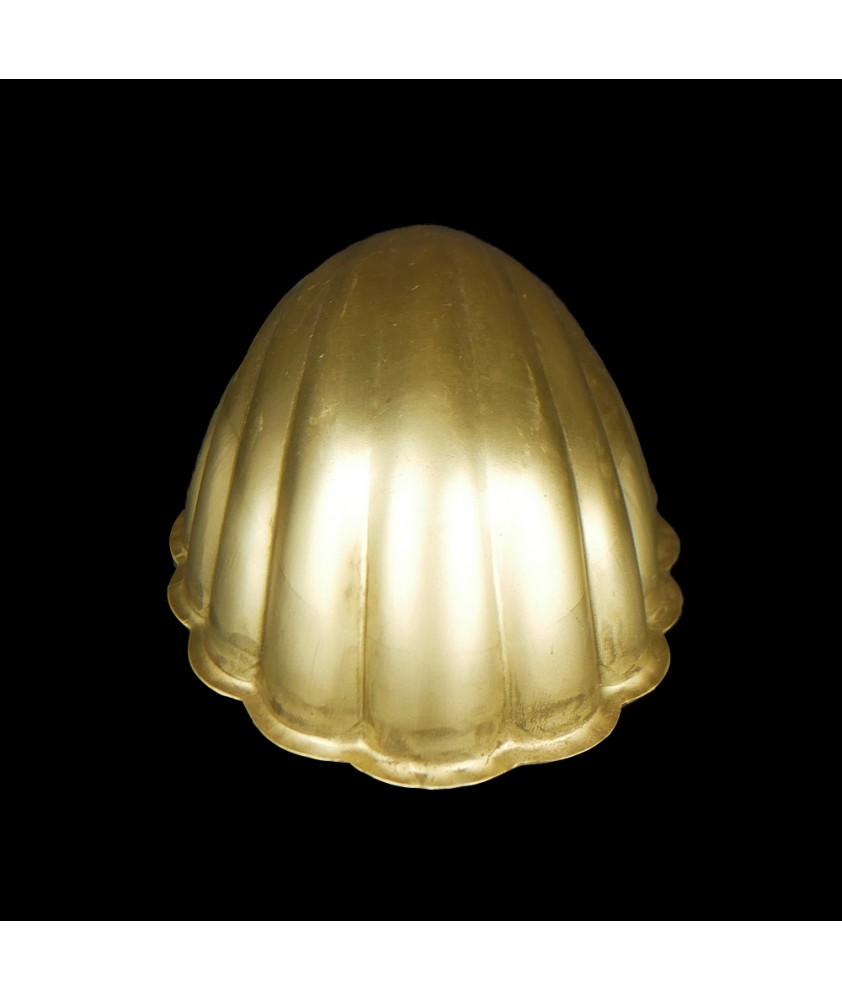 Large Art Deco Brass Shell Light Shade 