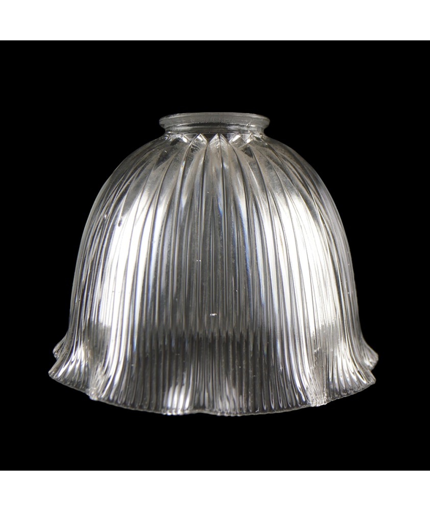 Frilled Prismatic Tulip Light Shade with 57mm Fitter Neck