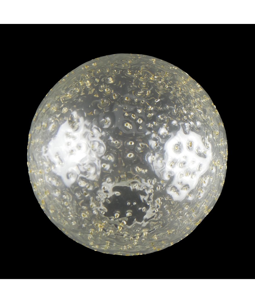 150mm Amber Honeycomb Effect Globe with 42mm Fitter Hole