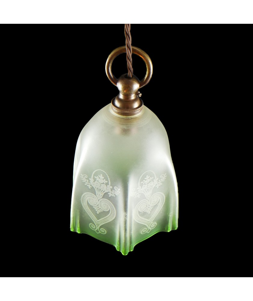 Complete Pendant with Green Shade