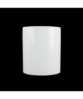 116mm Opal Cylinder Glass Shade with 100mm Base