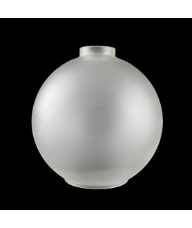 250mm Frosted Globe shade with 57mm Fitter Neck and 110mm Second Hole