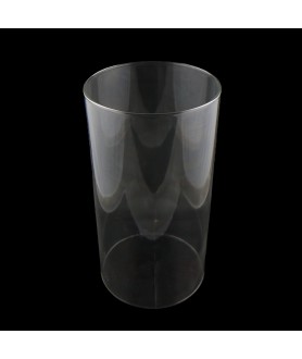 250mm Clear Glass Cylinder with 129mm Fitter