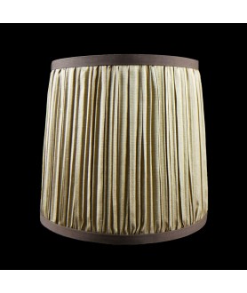 Champagne/Brown Fabric Shade Suitable for Candle Bulbs