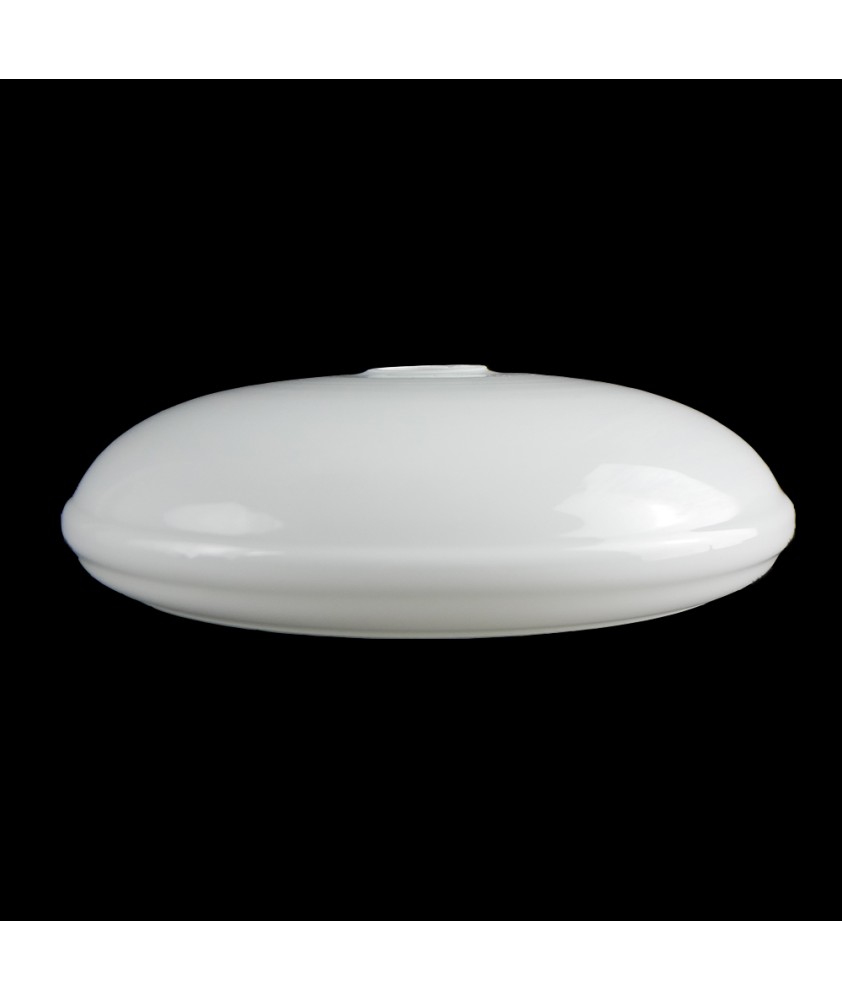 Shallow Opal Light Shade Ceiling with 30mm Fitter Hole