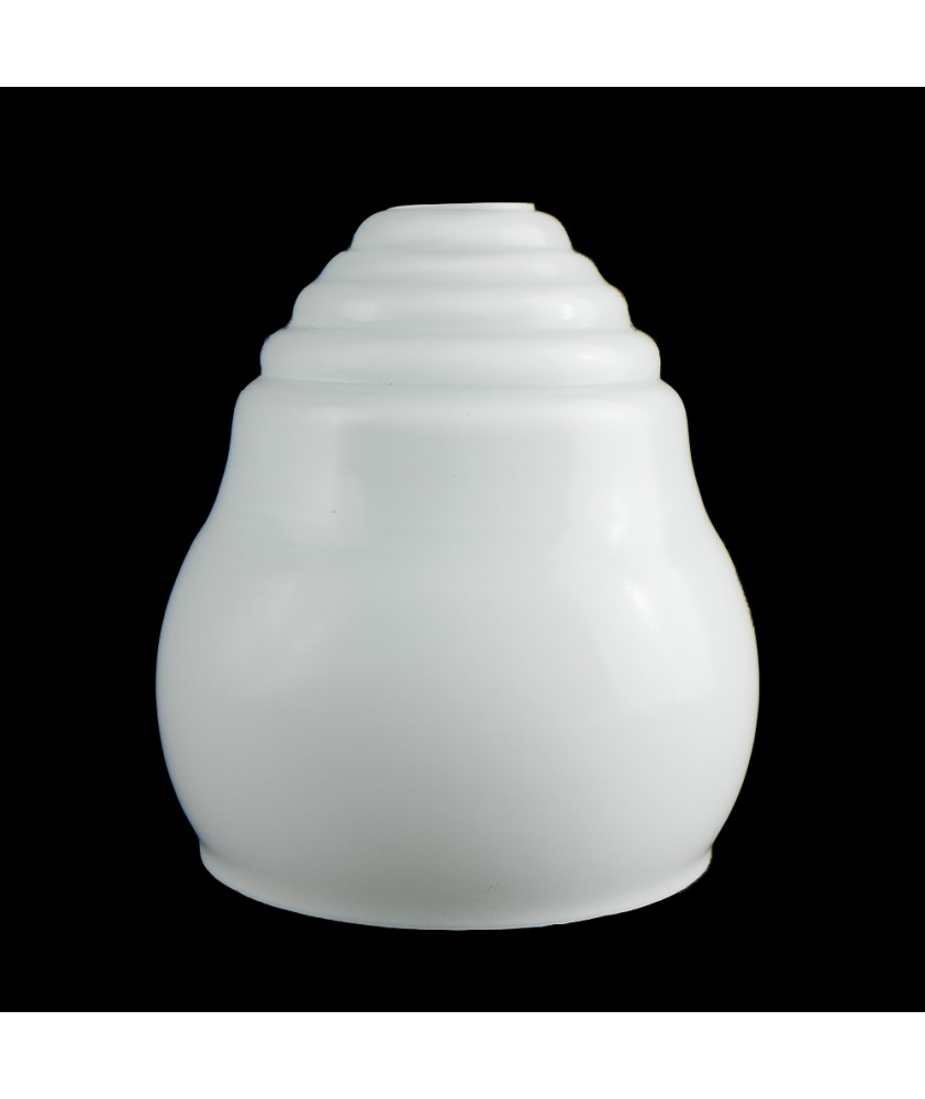 Beehive Style Frosted Opal Ceiling Light Shade with 28mm Fitter Hole