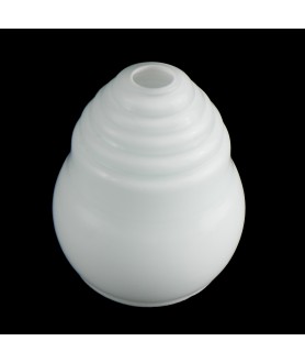 Beehive Style Frosted Opal Ceiling Light Shade with 28mm Fitter Hole