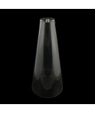 360mm High Conical Glass Light Shade with 10mm Fitter Hole 180mm Diameter