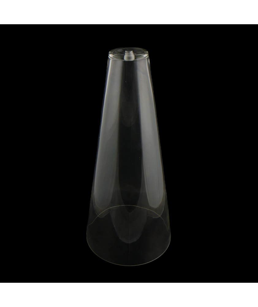Conical Glass Light Shade with 10mm Fitter Hole