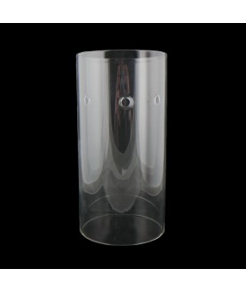 200mm Clear Cylinder Light Shade suitable for Spider Fitting