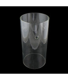 200mm Clear Cylinder Light Shade suitable for Spider Fitting 100mm Diameter