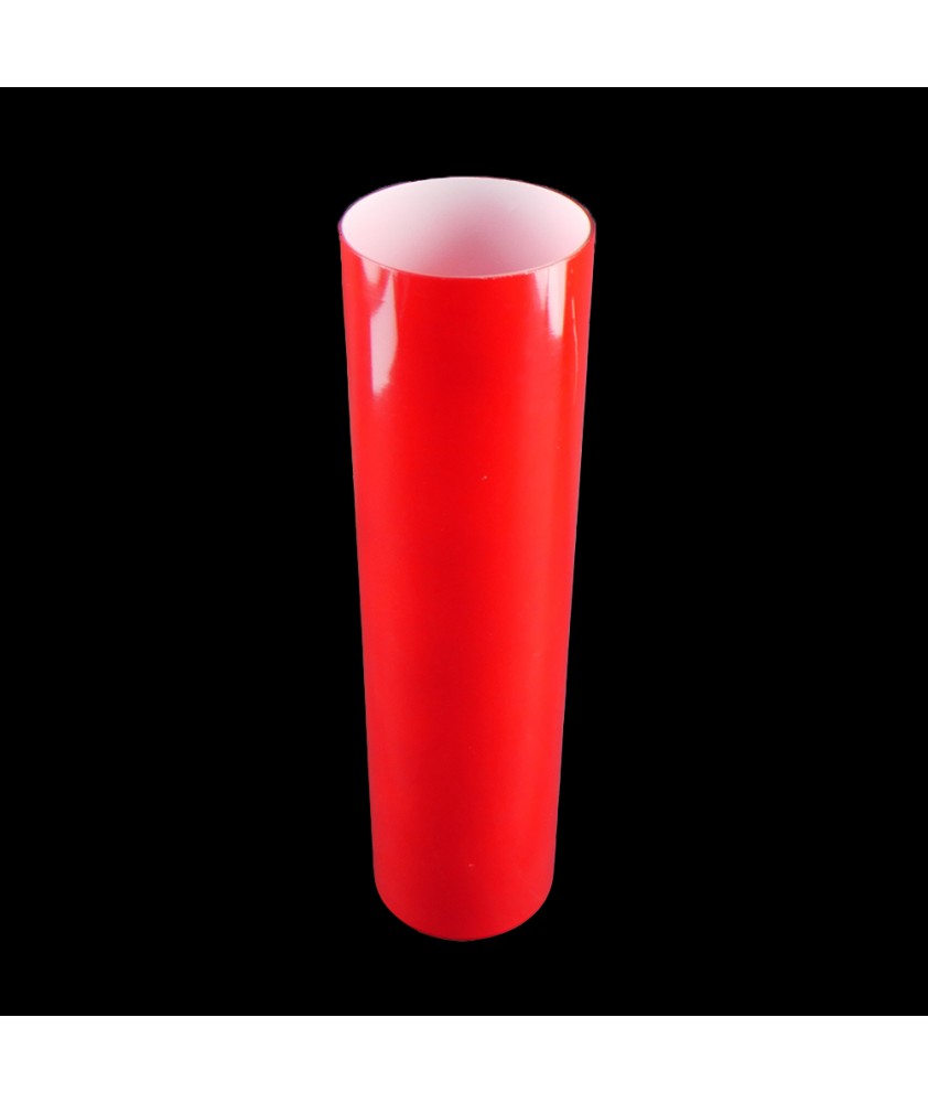 300mm Red Coloured Cylinder with 80mm Base Diameter