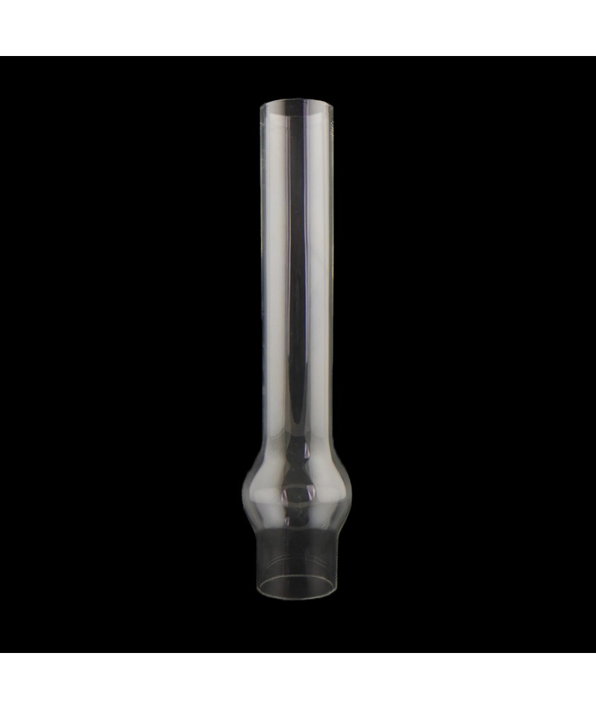 215mm High Clear Oil Lamp Chimney with 37mm Base