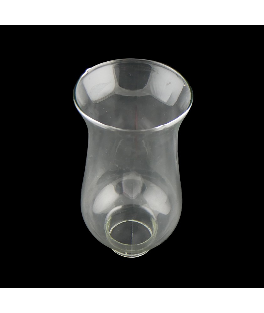Small Hurricane Style Oil Lamp Chimney with 38mm Base