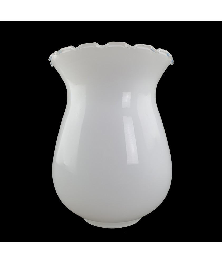 Frilled Opal Tulip Light Shade with 40mm Fitter Hole