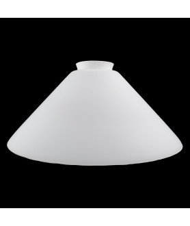 245mm Satin Etched Coolie Light Shade with 57mm Fitter Neck