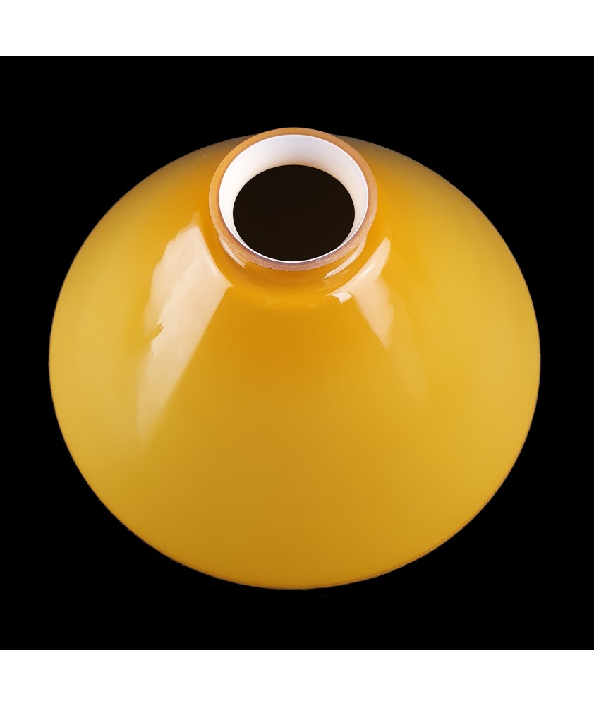 245mm Cognac Coolie Light Shade with 57mm Fitter Neck