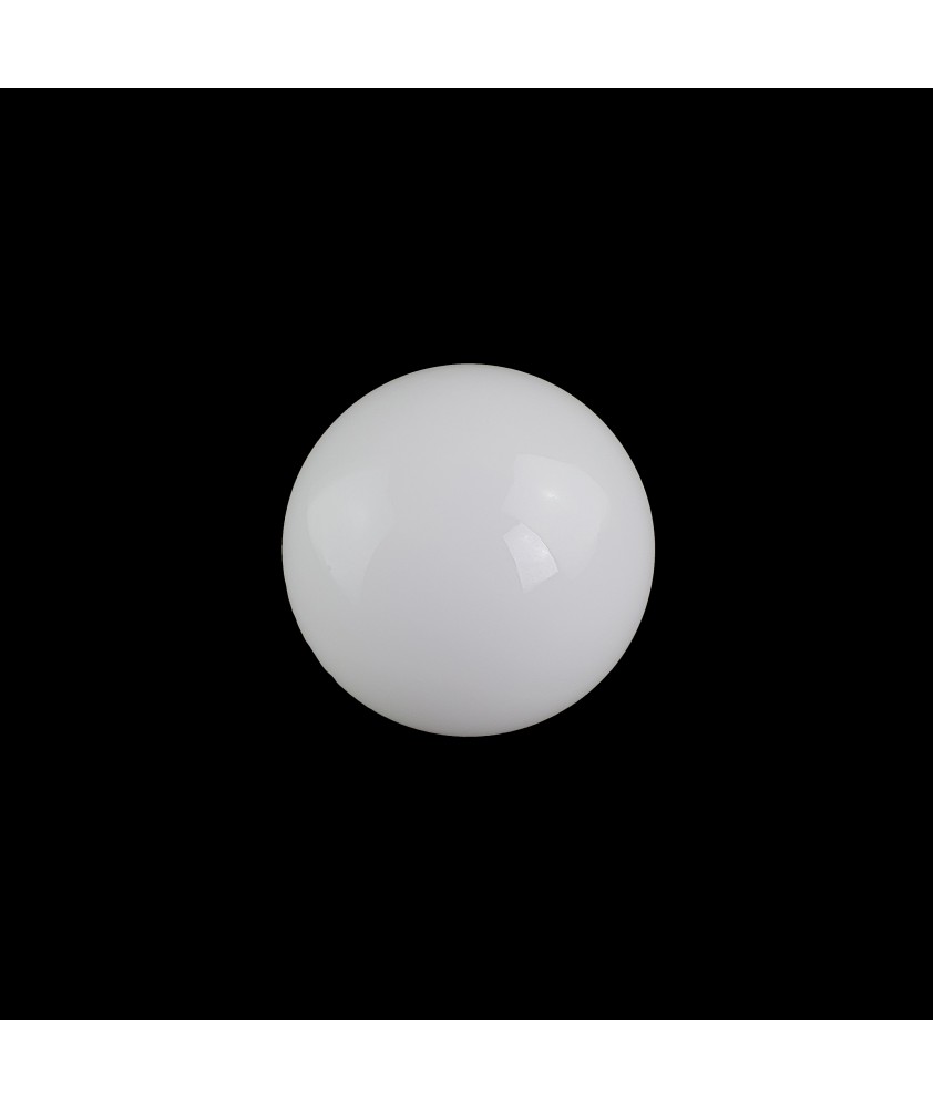100mm Opal Globe Light Shade with 30mm Fitter Hole (Gloss or Matt)